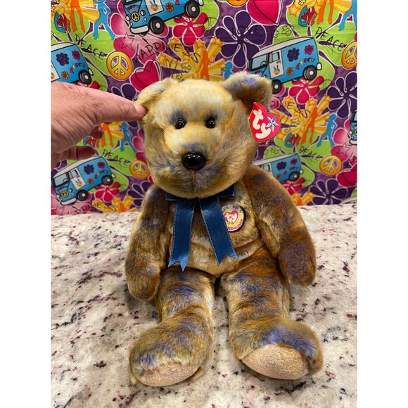 Ty Beanie Buddy 2000 Collector Clubby III Bear (Retired) - Picture 3 of 4